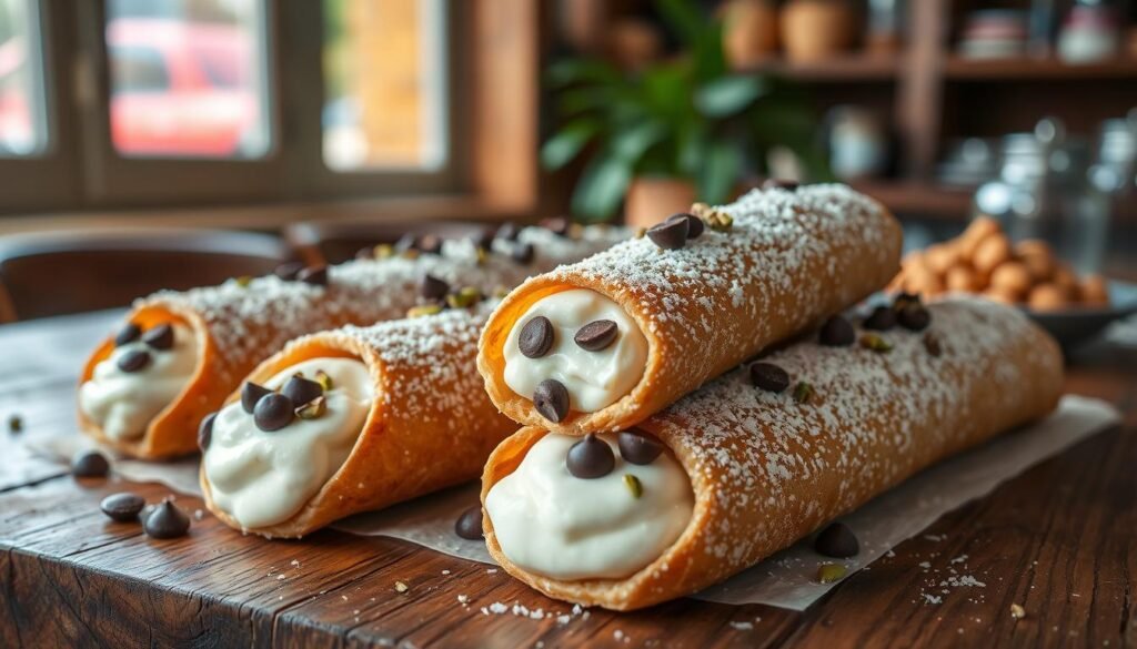 Authentic Sicilian cannoli