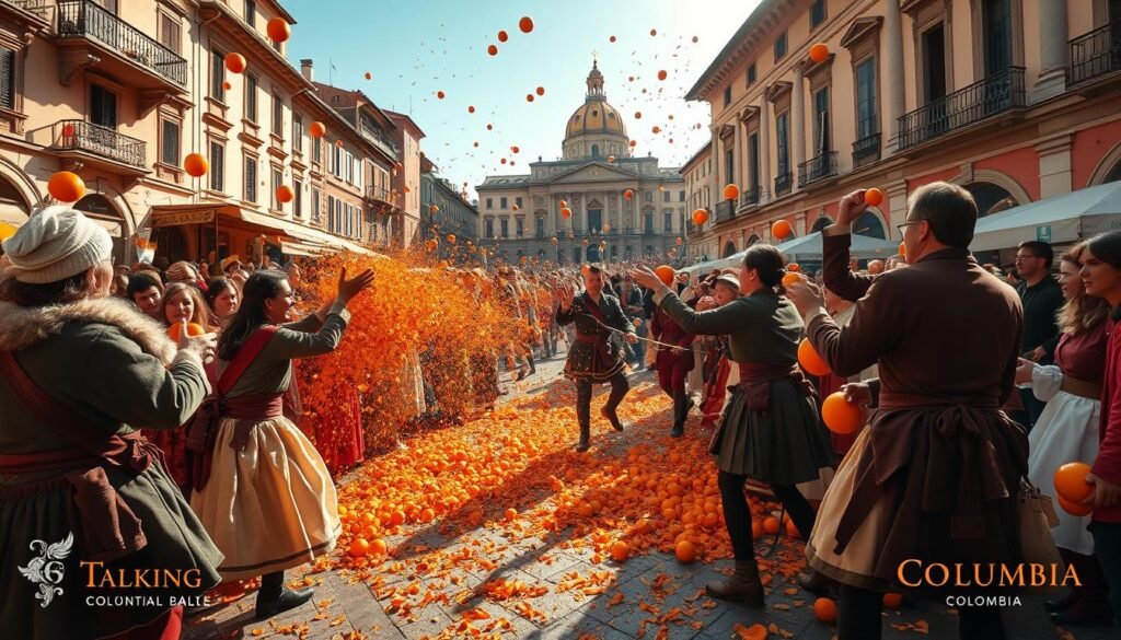 Battle of Oranges in Ivrea