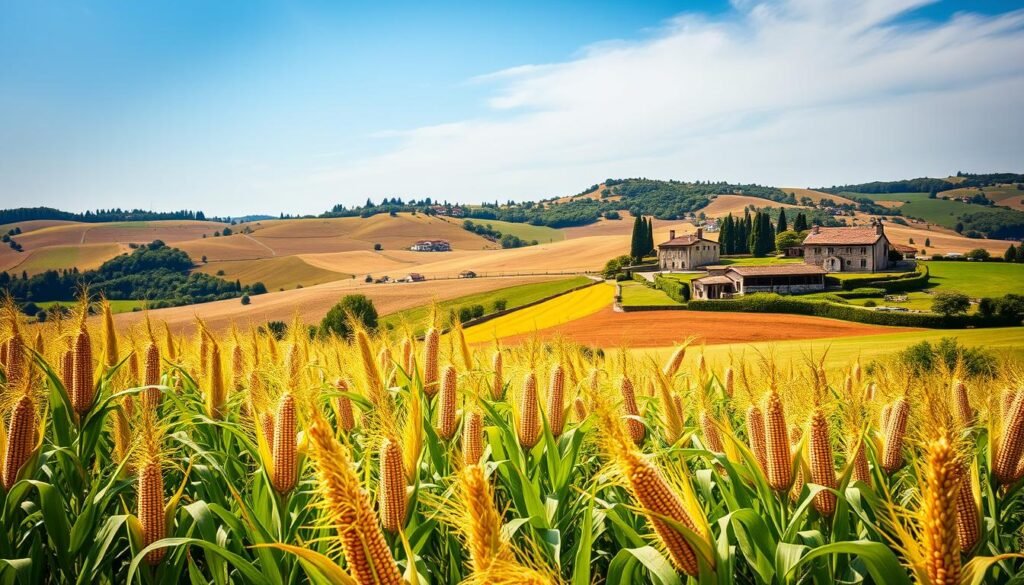 Corn in Italy