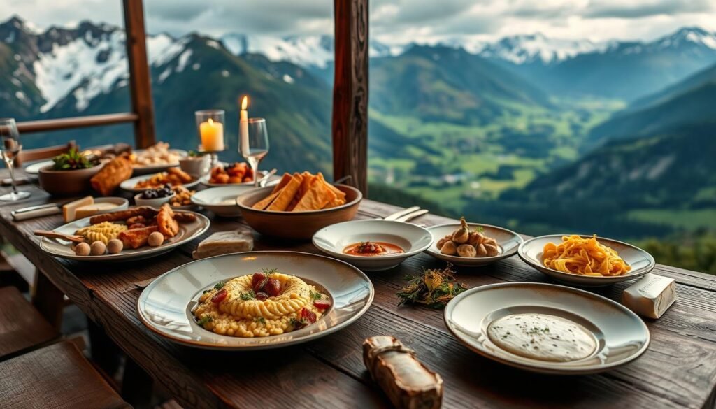 Gourmet Cuisine in the Italian Alps