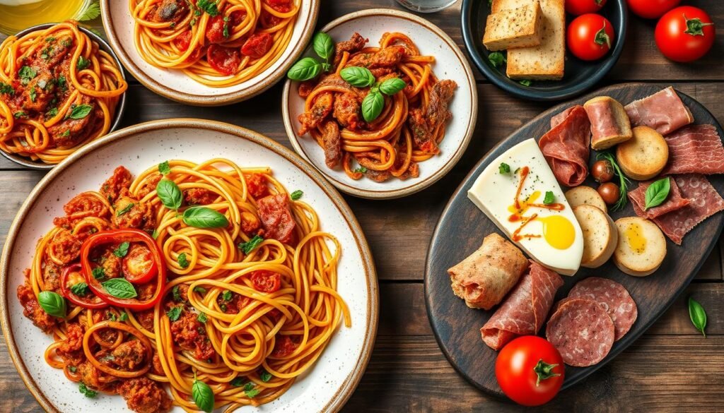 Gourmet food in Italy