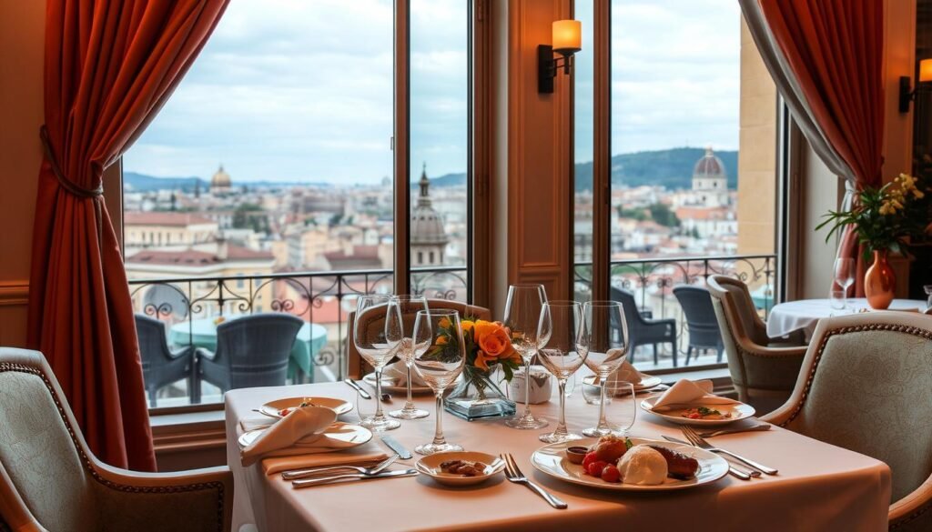 La Pergola fine dining Rome