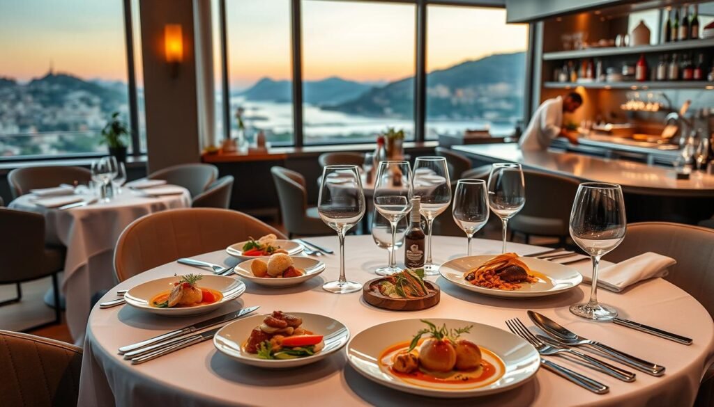 Michelin star criteria and rated restaurants