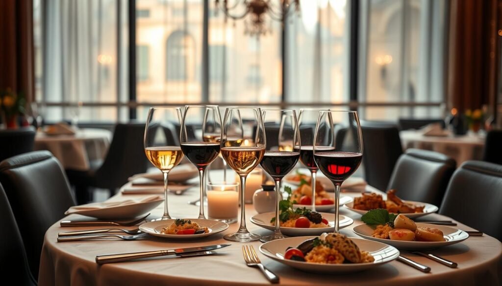 Wine Pairings in Fine Dining in Rome