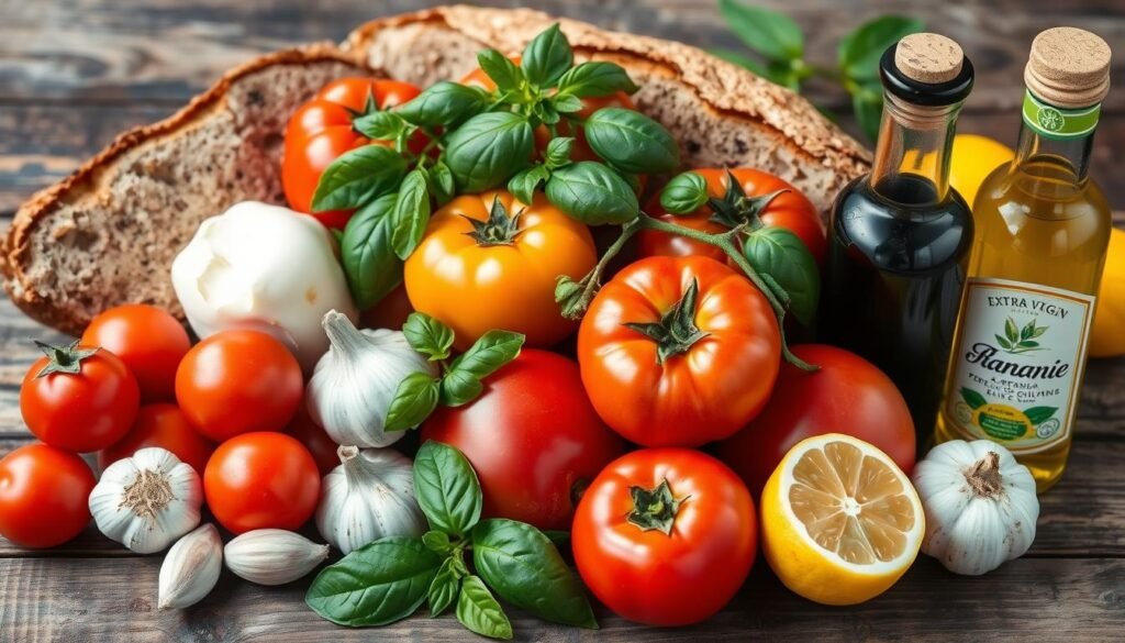 essential ingredients of Campania cuisine