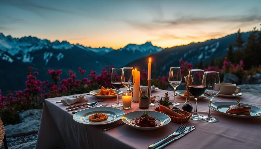 fine dining in Italian Alps