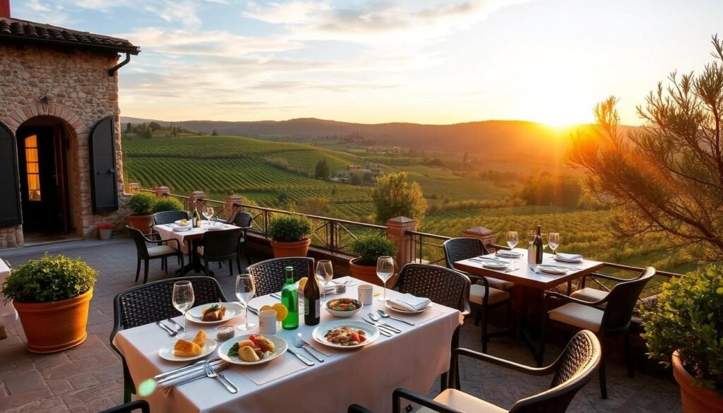 scenic dining locations in Piedmont