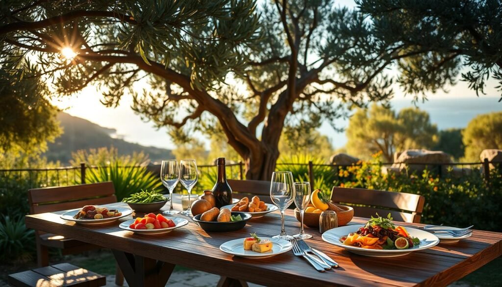 seasonal dining in Sardinia