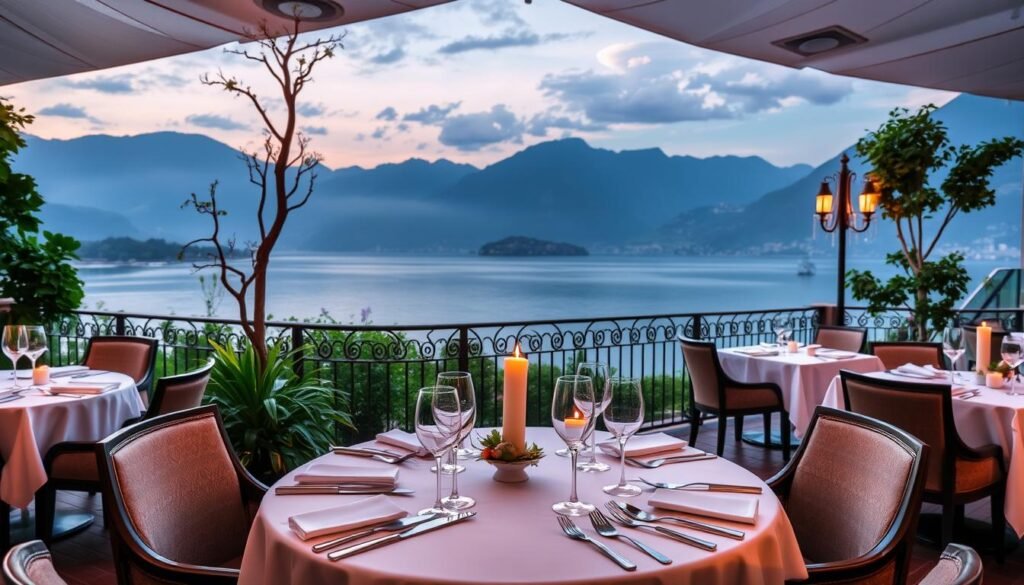 top-rated dining venues Lake Como luxury dining