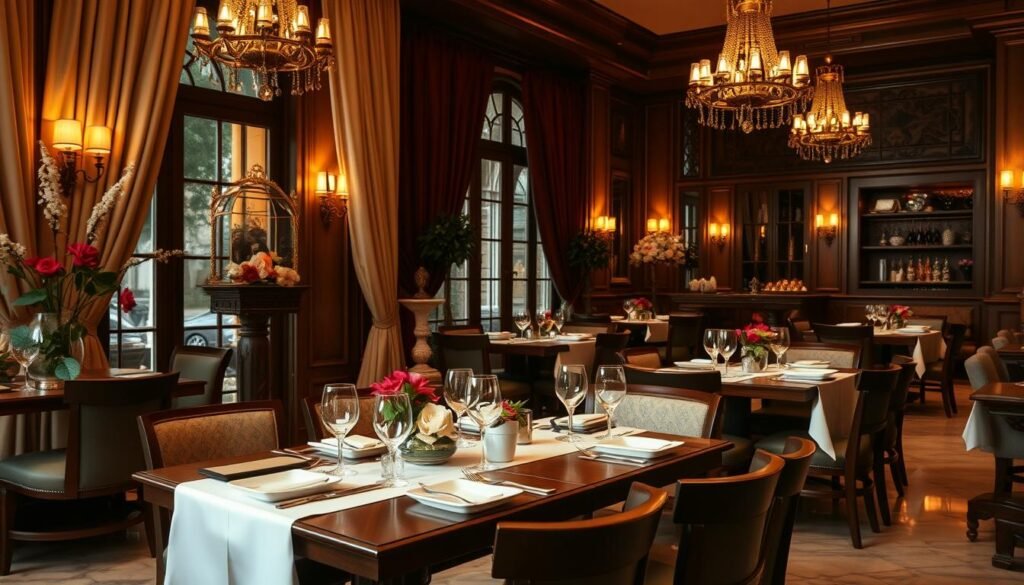 upscale Italian restaurant